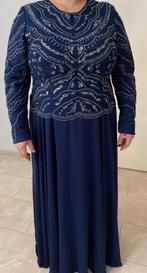 Marineblauw gelegenheidsjurk maat 48, Kleding | Dames, Galajurk, Blauw, Maat 46/48 (XL) of groter, Ophalen of Verzenden