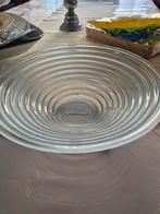 Glazen schaal - Nieuwstaat, Schaal, Rond, Ophalen of Verzenden, Glas