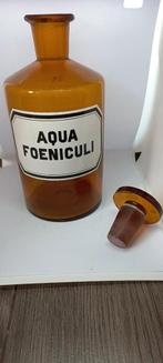 Antieke Apothekerspot Aqua Foeniculi, Ophalen of Verzenden