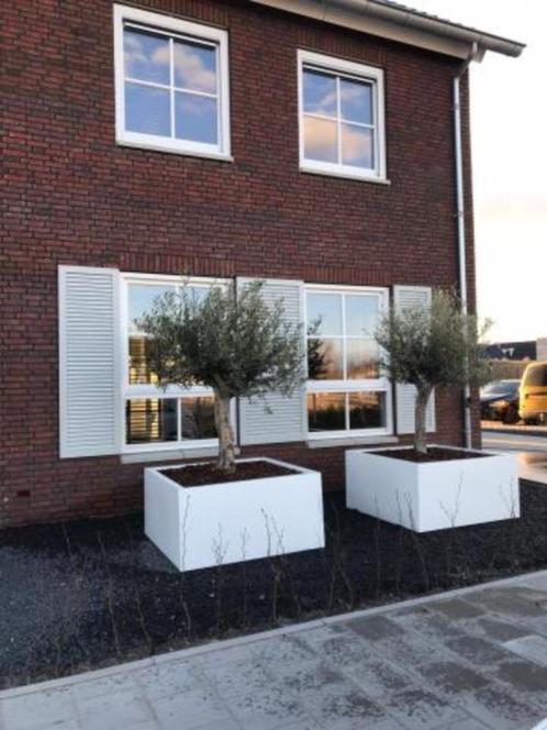 Plantenbakken groot voor buiten, wit, zwart, antraciet, Tuin en Terras, Bloembakken en Plantenbakken, Nieuw, Metaal, Binnen, Balkon