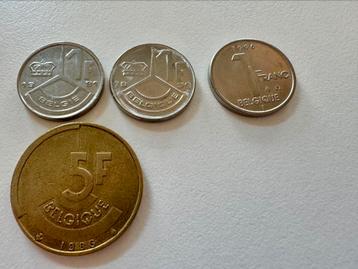 Belgische franc munten beschikbaar voor biedingen