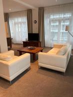 IKEA Arild leren bank + fauteuil set - Den Haag, Ophalen of Verzenden, Gebruikt, Metaal, Modern