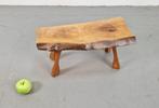 Vintage brutalist boomstam side table eiken mid century  ´60, N, Ophalen of Verzenden, N, Hout