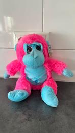 Roze knuffel aap, 22,5cm, nieuw met kaartje, Ophalen of Verzenden, Nieuw, Overige typen