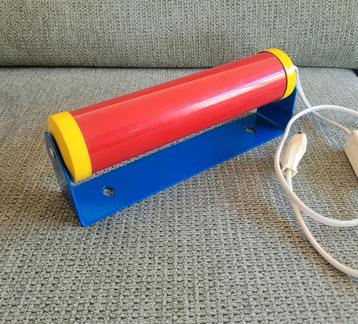Vintage design wandlamp rood, blauw, geel Memphis stijl 80s beschikbaar voor biedingen