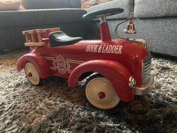 Retro Brandweer Loopauto - Hook&Hook Firetruck beschikbaar voor biedingen