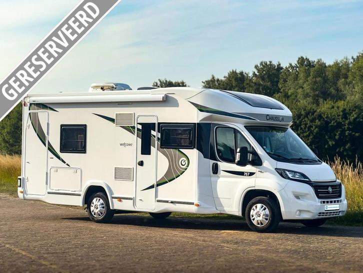 Chausson Welcome 757 Nieuwstaat Enkele bedden, Airco, Caravans en Kamperen, Campers, Bedrijf, tot en met 5, Half-integraal, Chausson
