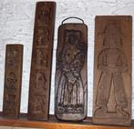 4 Oude Houten Koekplanken speculaas poppen speculaasjes, Antiek en Kunst, Ophalen of Verzenden