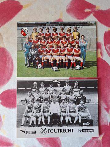 2 oude elftalfoto's FC Utrecht. beschikbaar voor biedingen