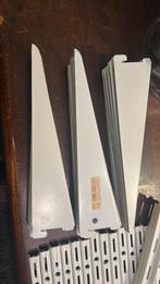 Plankdrager voor dubbele f-rails wit, Ophalen of Verzenden, Zo goed als nieuw