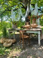 Oude brocante franse stamtafel, Ophalen of Verzenden