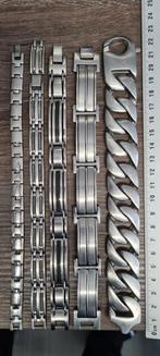 RVS Armbanden, Ophalen of Verzenden, Gebruikt, Zilver, Staal