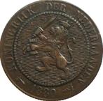 Nederland 2,5 cent 1880, Postzegels en Munten, Overige waardes, Ophalen of Verzenden, Koning Willem III, Losse munt