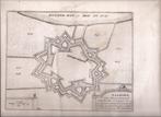 Naerden Vestingplattegrond van Naarden 1690 De Fer, Antiek en Kunst, Kunst | Etsen en Gravures, Ophalen of Verzenden