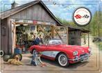 Chevrolet Corvette 1959 Garage., Ophalen of Verzenden, Nieuw, Reclamebord