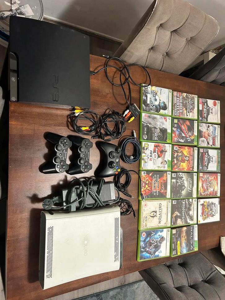 Xbox 360, PS3 + CD's - Complete Set!, Spelcomputers en Games, Spelcomputers | Overige, Gebruikt, Ophalen of Verzenden