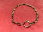 Antieke doublé horlogeketting ca 1920 single Albert-ketting, Overige merken, Overige materialen, Zakhorloge, Verzenden