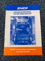 SNCF - Folder (4), Verzamelen, Spoorwegen en Tramwegen, Ophalen of Verzenden, Zo goed als nieuw, Trein, Kaart of Prent