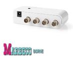 Antenne versterker, Amplifier, CATV, DVB-T, 4 uit, VLS-AMP40, Nedis, Nieuw, Info@marbeco.nl, Ophalen of Verzenden