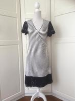 DIDI blauw wit gestreepte jersey wikkel jurk, maat L, Wit, Maat 42/44 (L), Didi, Ophalen of Verzenden