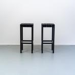 6 Gispen Berlage kruk Richard Hutten Zwart 76 x 33 x 33 cm, Huis en Inrichting, Barkrukken, 5 krukken of meer, 60 tot 90 cm, Nieuw