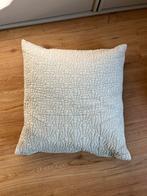 Fluweel kussen inkl. binnenkussen (dons), Ophalen of Verzenden, Zo goed als nieuw, Groen, Vierkant