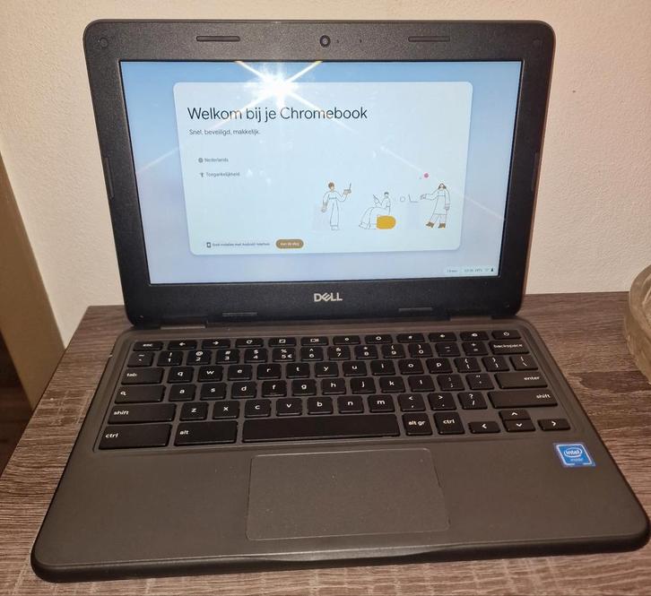 Dell Chromebook 3100 Touchscreen - 11 inch, Computers en Software, Chromebooks, Gebruikt, 11 inch, 4 GB of minder, 32 GB of minder