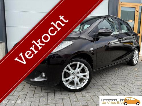Mazda 2 1.3 5drsAircoStoelverwarmVelgenElektrPakketBluetooth, Auto's, Mazda, Bedrijf, Te koop, ABS, Airbags, Airconditioning, Alarm