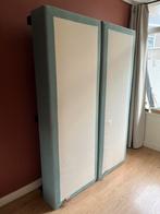 Gratis, zeer nette boxspring (140*200), mooie groene kleur, Ophalen of Verzenden, Zo goed als nieuw, 25 tot 50 cm, 200 cm of meer