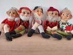 5 lieve antieke kaboutertjes /kabouters/ poppetjes, Ophalen of Verzenden, Gebruikt