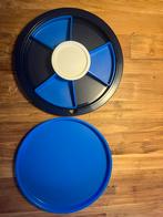 Tupperware partyschaal. 1x gebruikt., Ophalen of Verzenden, Zo goed als nieuw, Blauw, Schaal
