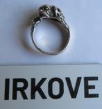 ZILVEREN RING CAVALIER KING CHARLES SPANIEL! * Uniek *, Sieraden, Tassen en Uiterlijk, Gebruikt, Verzenden, 17 tot 18, Dame