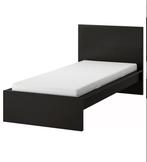 Ikea Malm bed, Ophalen, 90 cm, Eenpersoons, Wit