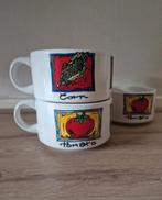 Vintage Soepkommen Tomaat & Mais, Ophalen of Verzenden, Gebruikt