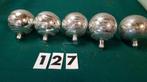 kerstballen [127 ] zilver met glitter, Diversen, Kerst, Ophalen of Verzenden