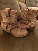 Isla Ibiza leren laarsjes maat 39., Kleding | Dames, Schoenen, Ophalen of Verzenden, Zo goed als nieuw, Zwart