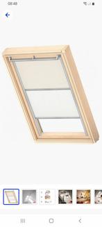 4 Velux GGL Dakraam Verduisteringsgordijnen Beige Plissé, Ophalen of Verzenden, Gebruikt