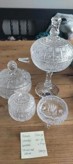 Tsjechisch Kristal Schalen Set - Prachtig Bewerkt, Ophalen