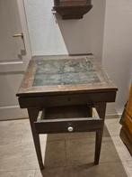 Antieke lessenaar, schooltafeltje, Ophalen