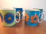 Vintage Villeroy & Boch Bekers Bloem Jaren 70 mokken beker, Huis en Inrichting, Keuken | Servies, Gebruikt, Keramiek, Ophalen of Verzenden