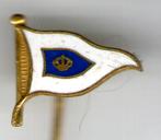 Zeil- & Roeivereniging Email op koper vlag speldje ( U_425), Verzenden, Zo goed als nieuw, Transport, Speldje of Pin
