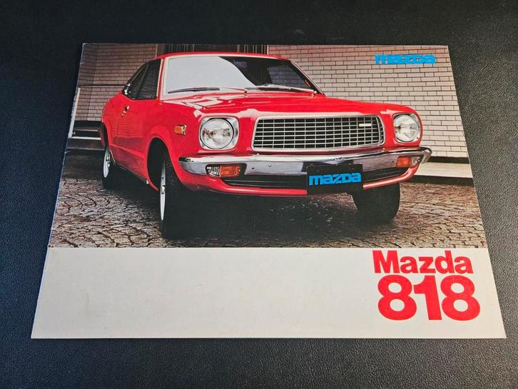 Brochure Mazda 818 1977, Boeken, Auto's | Folders en Tijdschriften, Zo goed als nieuw, Mazda, Ophalen of Verzenden