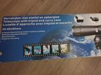 Telescoop met statief en opbergtas, Audio, Tv en Foto, Optische apparatuur | Telescopen, Gebruikt, Lenzentelescoop (refractor)