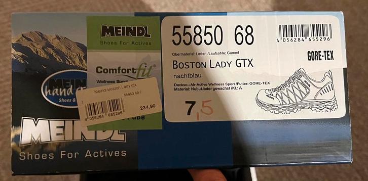 Waterdichte wandelschoen voor alle dag., Kleding | Dames, Schoenen, Zo goed als nieuw, Wandelschoenen, Blauw, Ophalen of Verzenden