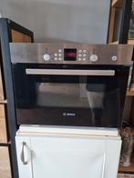 Bosch combi-magnetron HBC84H501, Gebruikt, Oven met grill, Inbouw, Draaiplateau