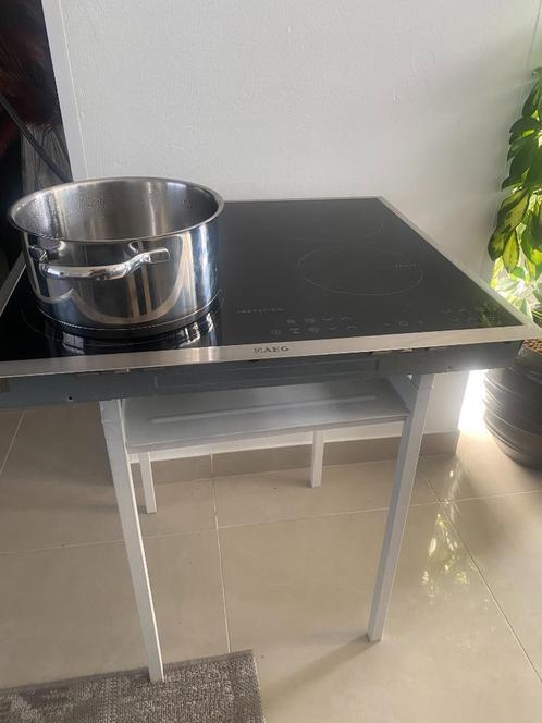 Kookplaat AEG inductie inbouw, Witgoed en Apparatuur, Kookplaten, Zo goed als nieuw, Vrijstaand, Inductie, 4 kookzones, Ophalen