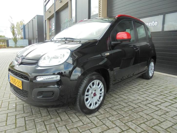 Fiat PANDA  Zwart Airco Bwj 2013 Km St 86571 NWE APK Mooi &, Auto's, Fiat, Bedrijf, Panda, ABS, Airbags, Airconditioning, Bluetooth