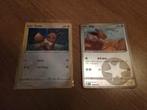 Eevee Pokemon Kaarten - Set van 2, Hobby en Vrije tijd, Verzamelkaartspellen | Pokémon, Ophalen of Verzenden, Zo goed als nieuw