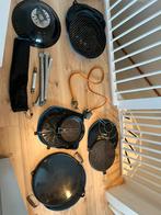 Skottelbraai met toebehoren, Ophalen, Gebruikt
