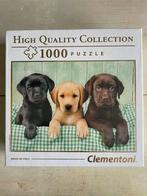 Nieuwe puzzel 1000 stukjes, 3 pups labrador/three labs, Ophalen of Verzenden, 500 t/m 1500 stukjes, Nieuw, Legpuzzel